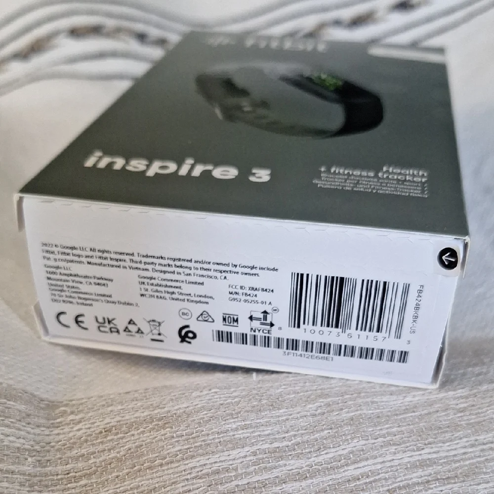 Fitbit Inspire 3 Black Fitness Tracker